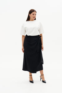 Curvy Wrap Skirt