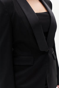 Curvy Tuxedo Jacket