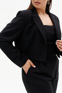 Curvy Cropped Jacket