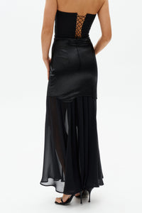 Mesh Maxi Skirt