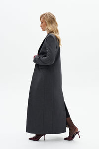 Single-Breasted Maxi Coat