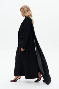 Single-Breasted Maxi Coat