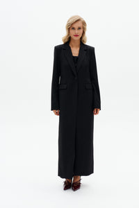 Single-Breasted Maxi Coat