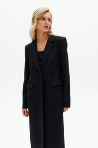 Single-Breasted Maxi Coat