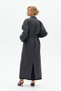 Drop Shoulder Maxi Coat