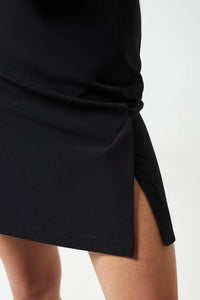 Black Side Slit Mini Skirt №17