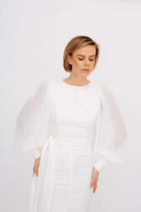 Organza Sleeve Blouse